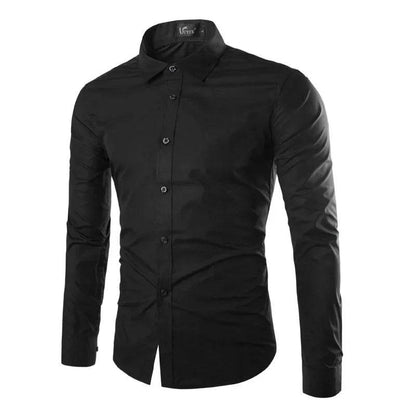 Buy Center Men's Stripes Long Sleeve Shirt - Slim Fit & Casual Style - Buy Center UK