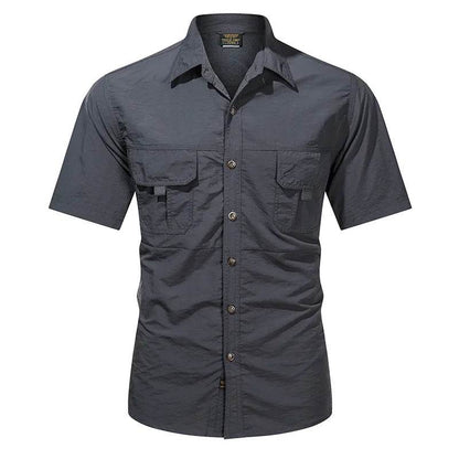 Buy Center Men’s Breathable Jogger Shirts - Quick Dry & Multi-Pockets - Buy Center UK