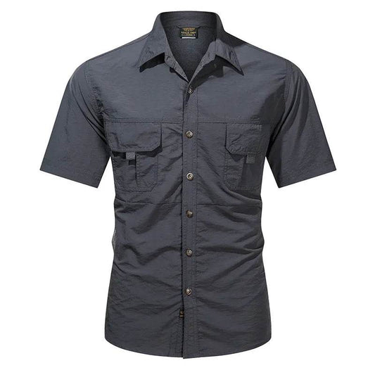Buy Center Men’s Breathable Jogger Shirts - Quick Dry & Multi-Pockets - Buy Center UK