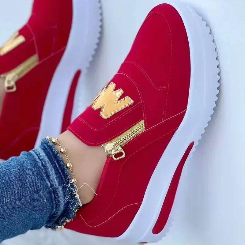 Buy Center 2024 Women Flats - Elegant Lightweight Platform Sneakers - Buy Center UK