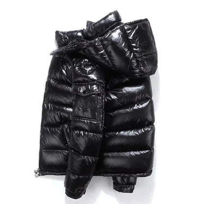 Buy Center Glossy Down Jacket - Korean Style, Thickened Warmth - Buy Center UK