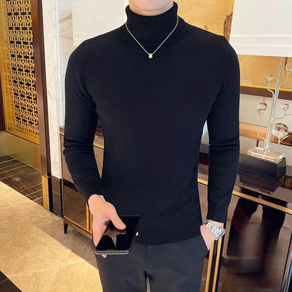 Buy Center Men's Turtleneck Sweater - Slim Fit Casual Fall Fashion - Buy Center UK