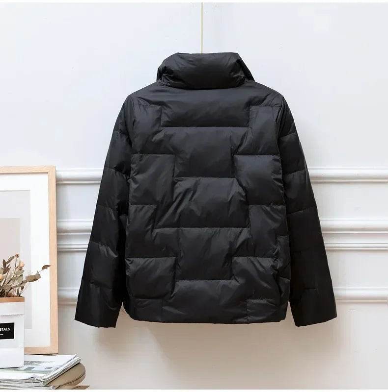 2024 Women's Down Jacket - Lightweight Puffer Coat for Winter Style - Buy Center UK