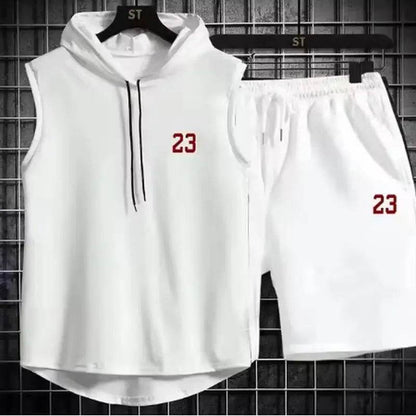 Buy Center Men's Summer Two Piece Set - Casual T-Shirt & Shorts - Buy Center UK
