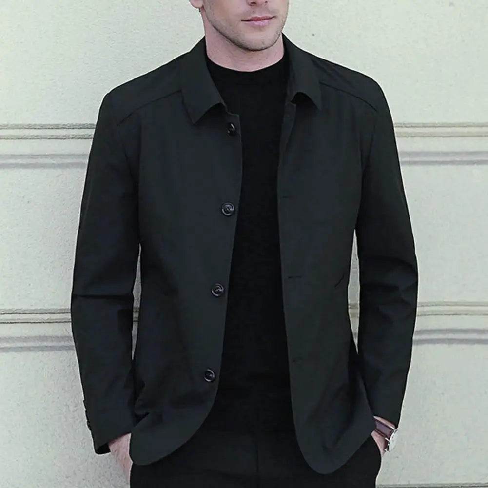Buy Center Korean Style Windbreaker Coat - Casual Men's Jacket - Buy Center UK