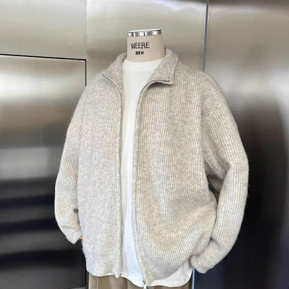 Buy Center Men's Autumn Cardigan - Trendy Korean Knitwear Sweater - Buy Center UK