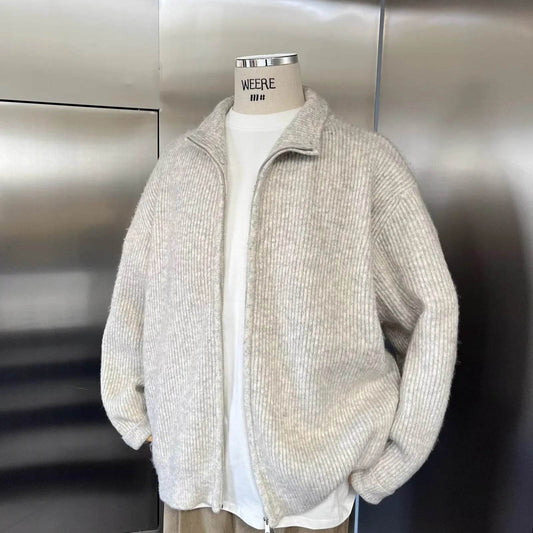 Buy Center Men's Autumn Cardigan - Trendy Korean Knitwear Sweater - Buy Center UK