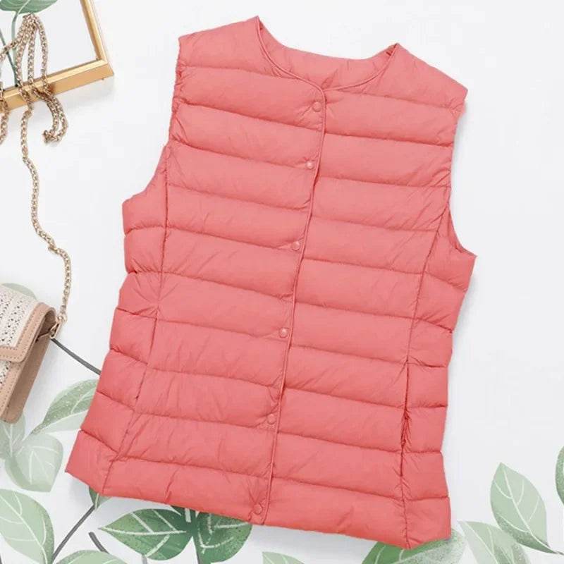 Buy Center Women's Sleeveless Down Liner Vest - Ultra Light & Warm - Buy Center UK