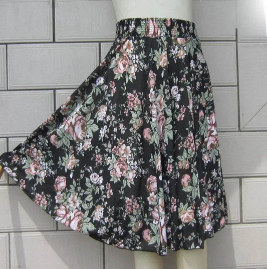 Buy Center Summer Ice Silk Skirt - Floral Design for Women - Buy Center UK