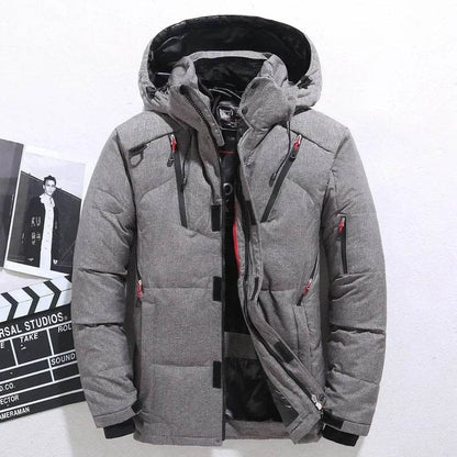 Buy Center Men's Winter Hooded Puffer Jacket - Windproof & Warm - Buy Center UK
