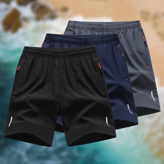 Buy Center Men's Summer Sports Shorts - Elastic Waist & Breathable - Buy Center UK