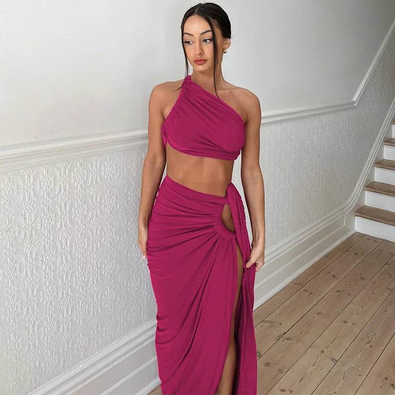 Dulzura Women’s 2024 Summer Two Piece Set - Tank Top & Long Skirt - Buy Center UK