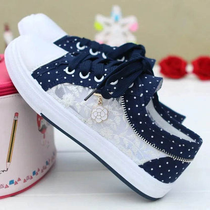 Buy Center Summer Girls Casual Shoes - Breathable Canvas Sneakers - Buy Center UK