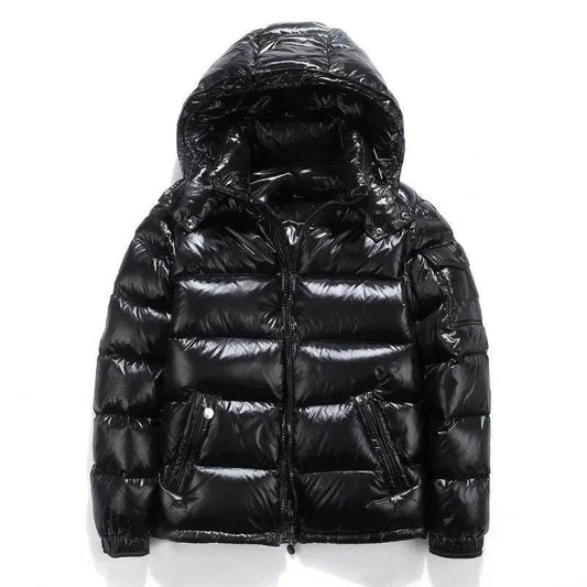 Buy Center Glossy Down Jacket - Korean Style, Thickened Warmth - Buy Center UK