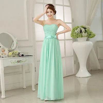 Customized Lilac Purple Bridesmaid Dress - Elegant Chiffon Gown - Buy Center UK
