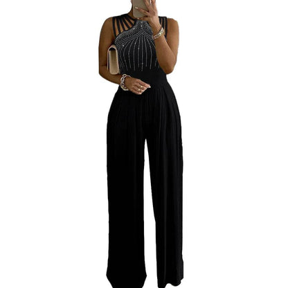 Buy Center Women's Retro Jumpsuit - Casual Solid Overalls for Summer - Buy Center UK