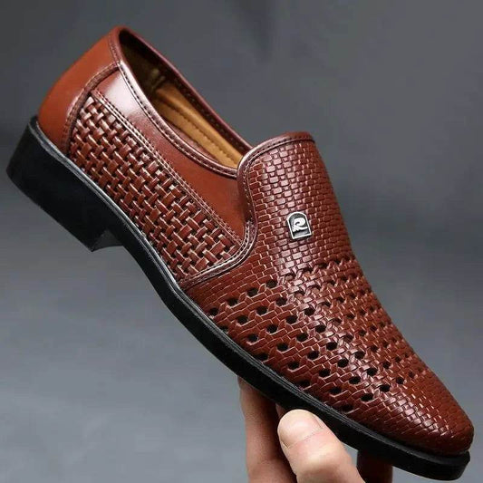 Buy Center Casual Men's Sandals - Breathable Hollow Out Leather - Buy Center UK
