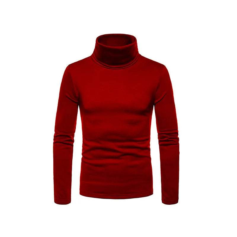 Buy Center Men's Casual Slim Fit Turtleneck Pullover - Autumn Fashion - Buy Center UK