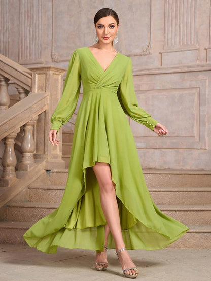 Buy Center Slim Prom Halter Dress - High-Waisted, Lace Detail Gown - Buy Center UK