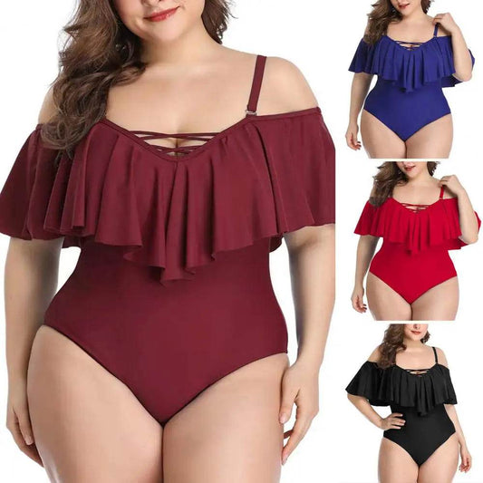 Buy Center High Waist Padded Monokini - Quick Drying Women Swimsuit - Buy Center UK