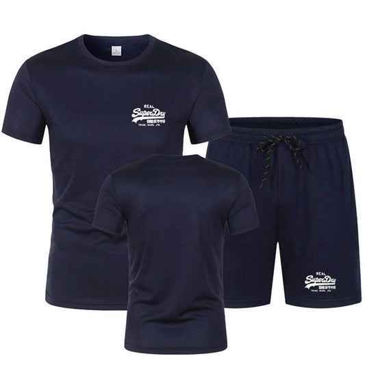 Buy Center Men's Summer Fitness Mesh Suit - Fast Drying & Breathable - Buy Center UK