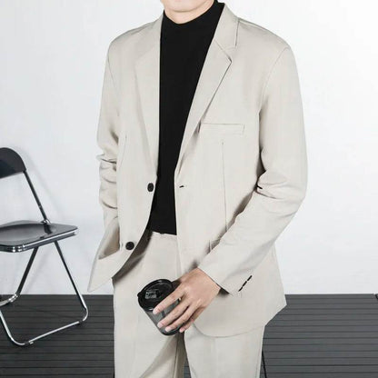 Buy Center Spring Autumn Blazer - Elegant Big Size Men's Suit - Buy Center UK