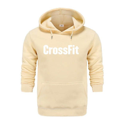 Buy Center Men's CrossFit Sweatshirt - Stylish Black Print Hoodie - Buy Center UK
