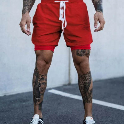 Buy Center 2 in 1 Running Shorts for Men - Breathable, Quick-Dry Design - Buy Center UK
