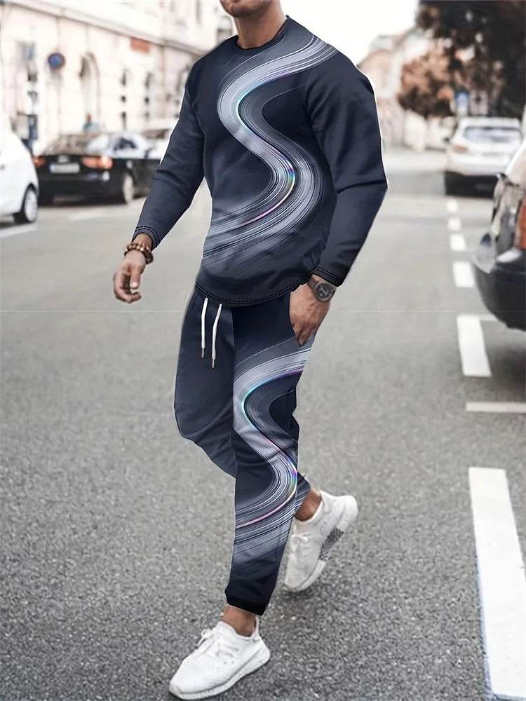 Urban Street Fashion 2pcs Suit - Demon 3D Printed Long Sleeve Shirt - Buy Center UK