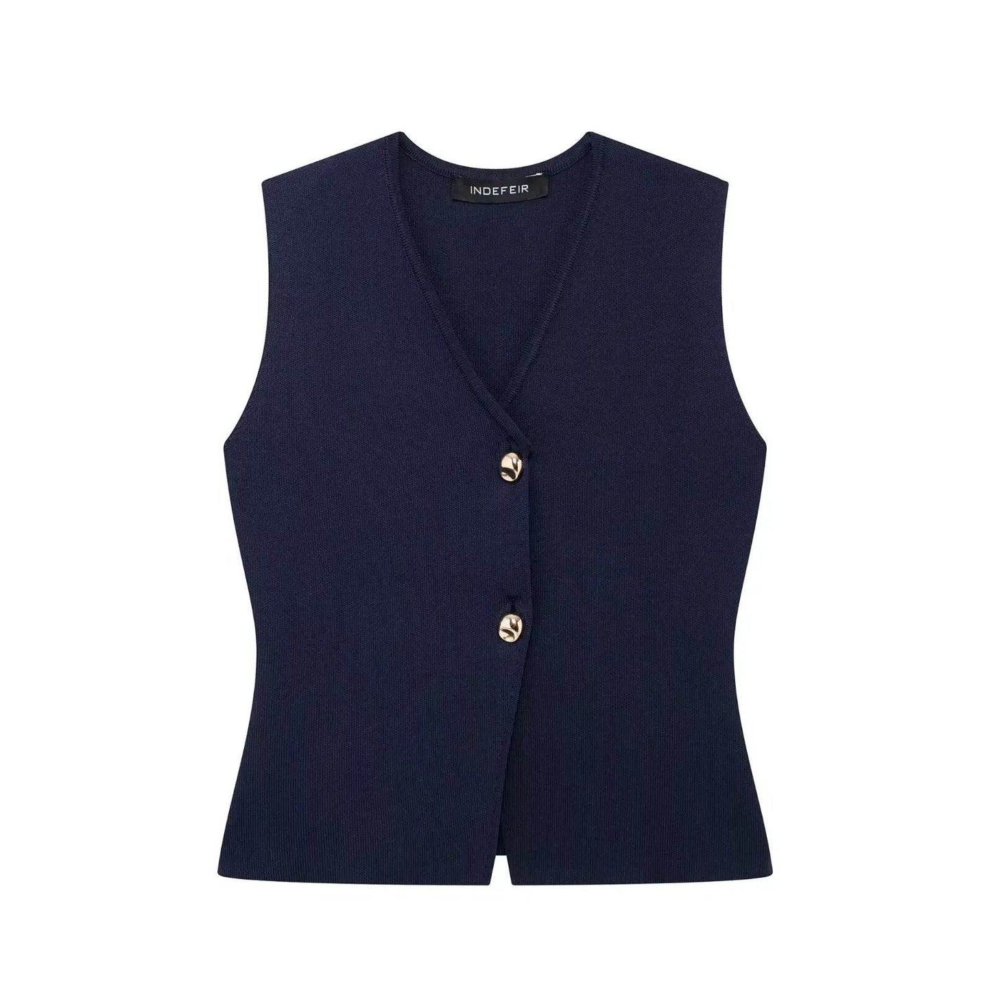 TRAF Women Knitted 2-Piece Set - V-Neck Top & Ankle Skirt - Buy Center UK