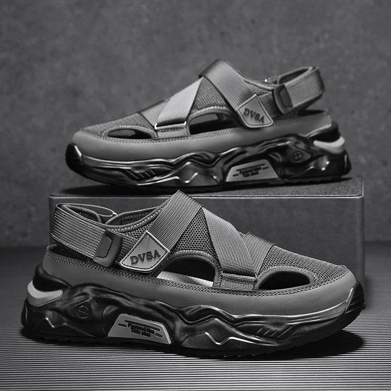 Buy Center Summer Men Sandals - Genuine Leather Casual Footwear - Buy Center UK