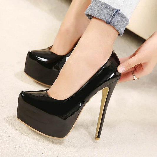 Buy Center 15cm High Heels - Platform Pumps for Nightclub & Weddings - Buy Center UK