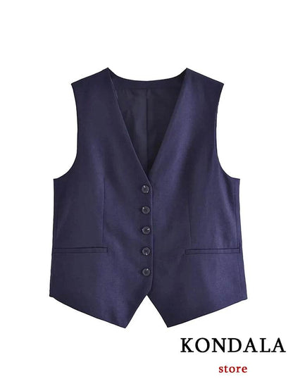 TRAFZA Casual Women Suits - V Neck Blazer & Wide Leg Shorts - Buy Center UK