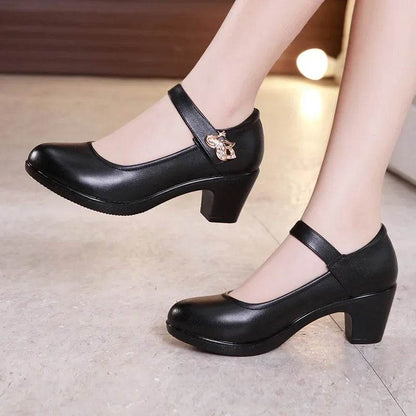 YanCloud 5cm Platform Mary Jane Pumps - Elegant Wedding Shoes for Women - Buy Center UK