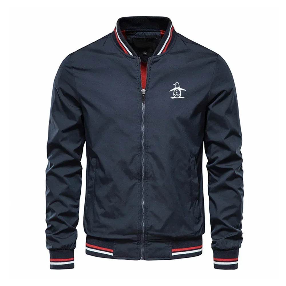 New Korean Men's Stand Up Collar Jacket - Stylish Zipper Sportswear - Buy Center UK