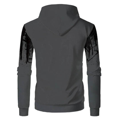 Buy Center Men's 3D Printed Hooded Sweater - Casual Fashion Top - Buy Center UK