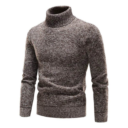 Buy Center Men’s Fleece Turtleneck Sweater - Slim Fit & Warm - Buy Center UK