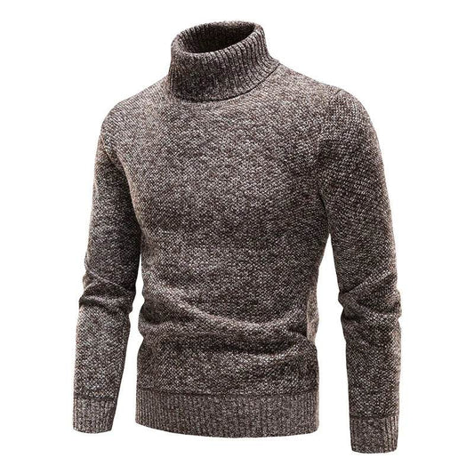 Buy Center Men’s Fleece Turtleneck Sweater - Slim Fit & Warm - Buy Center UK