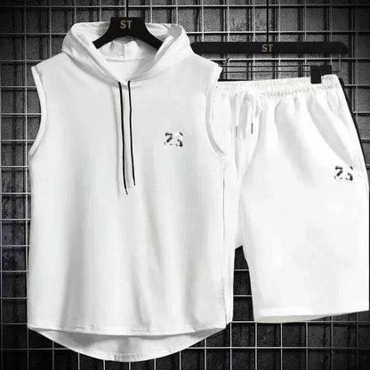Buy Center Men's Summer Two Piece Set - Casual T-Shirt & Shorts - Buy Center UK