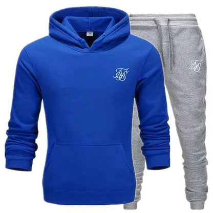 Sik Silk Men’s Tracksuit - Stylish Sweatshirt & Sweatpants Set - Buy Center UK