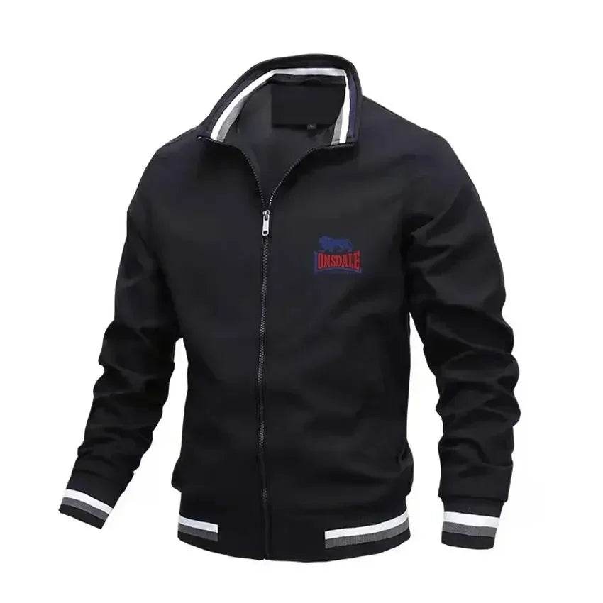LONSDALE Men's Aviator Jacket - Stand Collar, Casual Slim Fit - Buy Center UK
