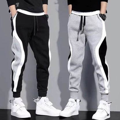 Buy Center Men's Wide Loose Casual Pants - Breathable Patchwork Design - Buy Center UK