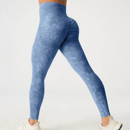 Buy Center High Waisted Frosted Yoga Pants - Quick Dry, Tight Fit - Buy Center UK