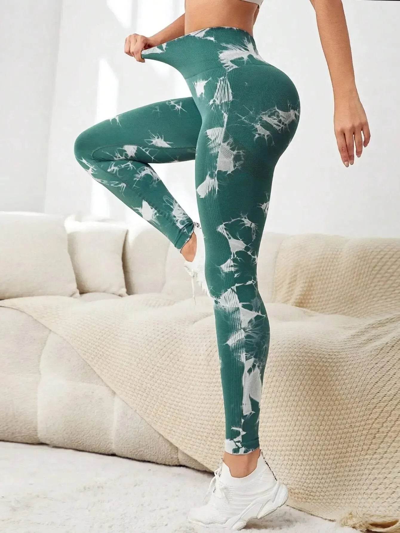 Buy Center High Waist Seamless Yoga Pants - Push Up Fitness Leggings - Buy Center UK