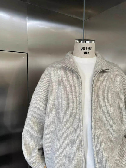 Buy Center Men's Autumn Cardigan - Trendy Korean Knitwear Sweater - Buy Center UK
