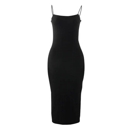Summer Black Bodycon Dress - Sleeveless Backless Women’s Clubwear - Buy Center UK