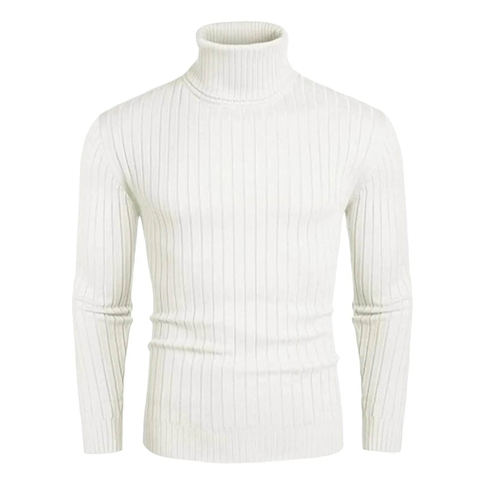 Buy Center Men's Winter Turtleneck Sweater - Warm & Stylish Knit - Buy Center UK