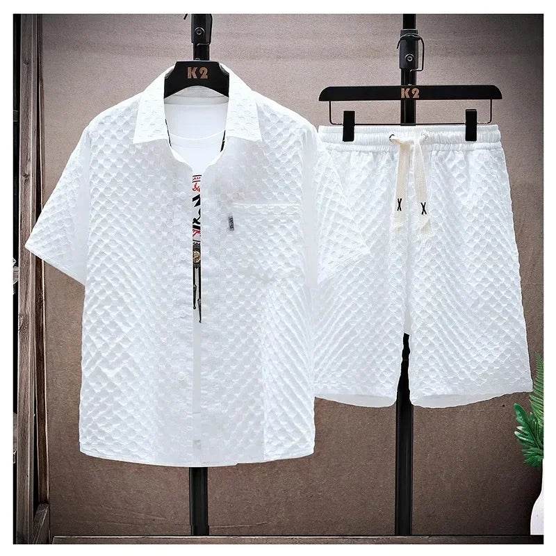 Buy Center Men's Casual Summer Sports Set - T-Shirt & Shorts - Buy Center UK