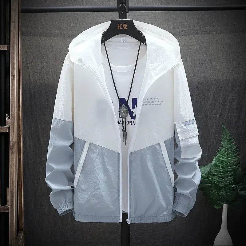 Buy Center Waterproof Summer Hooded Jacket - Quick Dry & Sun Protection - Buy Center UK