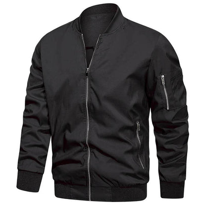 Buy Center Men's Lightweight Bomber Jacket - Versatile Autumn Style - Buy Center UK